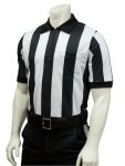 Smitty FBS-137 2 1 4" Stripe Performance Mesh Football Referee Short Sleeve Shirt Pro Official Elite Medium