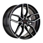 17" A-line Brook 5 112 Black Machine Face Alloy Wheels - Autostyle Motorsport South Africa