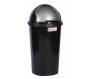 50L Contour Round Lift Bin Black