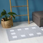 Big Box Pattern Rug - Light Grey - 150 X 230CM
