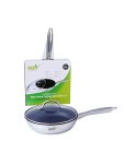 Non-stick Stainless-steel Frying Pan With Lid