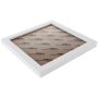 Square Thick Pine Wood Photo Frame Wall Picture Frame White 8 Inch
