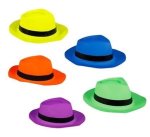 Dress Up Hat Fedora Pl Ast Col Marketplace Brits Bros