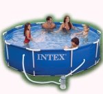 Intex Pool Mtl-frame W pump 305X76CM