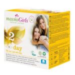 Organic Cotton Girls Ultra-thin Day Pads Size 2