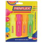 Penflex Highlighters 4PK