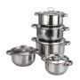 10PCS Stainless Steel Cookware/pot Set CDH-019