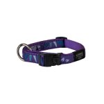 Rogz Fancy Dress Dog Collars - Beach Bum Large Purple Forest