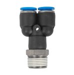 AirCraft Pu Hose Fitting Y Joint 8MM-3 8" M