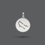 Zodiac Gold Star Constellation Pendant