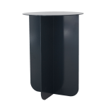 Folding Nesting Table - Anthracite Grey Tall - 55CM H X 40CM Dia
