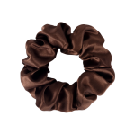 Silk Scrunchie - Brown