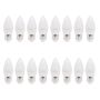 Eurolux 5W LED Candle Core E27 3000K Warm White Globes - Pack Of 16 Globes