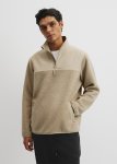 Sherpa Half Zip Sweat