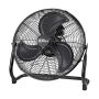 - 40CM Floor Fan - High Velocity Matt Black