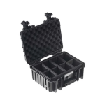 B&w Type 3000 11.7L Volume With Padded Dividers Or Foam Inlay – Black