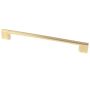 - Neptune Aluminium Cupboard Handle - Brushed Nickel - 192MM