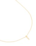 Goldair Gold Plated Brass Cubic Zirconia Outline Locket Necklace