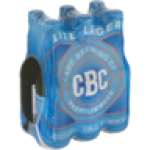 CBC Lite Lager Beer Bottles 6 X 340ML