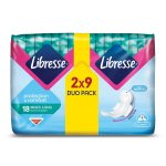 Libresse Super Cotton Feel Maxi Pads 18 Pack