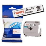 Non Laminated Tape Red On White 8m X 9mm