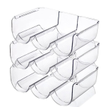 Stackable Clear Acrylic Refrigerator Wine Holder Bottle Holder