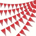 1PC Western Cowboy Party Decorations Bandana Pennant Banner Western Cowboy Banner Wild West Decor Western Cowboy Themed Country