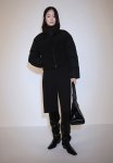 Puffer Coat Furry - Black