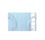 Fine Living Multi-use Drying & Storage Rack-blue