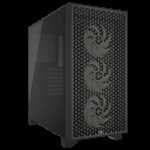 Corsair 3000D Rgb Airflow Mid-tower PC Case 2X 2.5 Drive Bays 2X 3.5 Drive Bays Fan Layout: Front