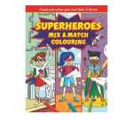 Book Colouring Superheroes Mix & Match Marketplace Brits Bros