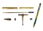 Fancy Slimline Antique Bronze Pen Kit