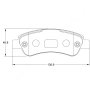 Kbc Brake Pads Rear For Citroen Fiat Peugeot - Spares Direct