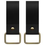 Jack&chris Genuine Leather Tape Measure Holder Low-profile Tape Measure Holder For Belt Portable Tool Belt Loop For Cordless Dri