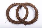 Yycraft 2 Pcs Wooden Grapevine Wreath 14"