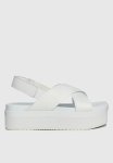 Calvin Klein Flatform Sling Sandal - Bright White