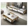 High Gloss Luxurious Lounge Set- Tv Stand And Coffee Table White