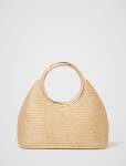 Ruby Round Handle Clutch - 0 Gold Weave