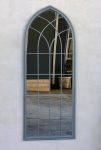 Grey Tall Cathedral Mirror – 187X74