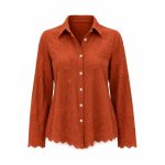 Applique Trim Blouse Rosetta