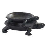 Turtle Tray Set Of 2 Black