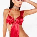 Unwrap Me Satin Bow Teddy - Pink