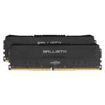 Ballistix 16GBKIT 2X8GB DDR4 3200MHZ Desktop Gaming Memory - Black - BL2K8G32C16U4B