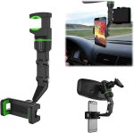 Multifunctional Rearview Mirror Phone Holder