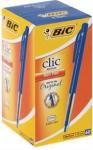 BIC Clic Blue Medium Ballpoint Pen With