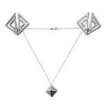 Lockink - Adjustable Nipple Clamps With Heavy Pendant Gray