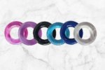 6 Colour Silicone Cockring Set