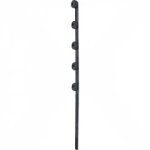 F pole – 5LINE Flat Bar Black