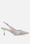 Plum Smart Slingback Heel - Blue Ombre