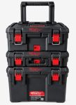 Wow Tools Plastic Tool Storage Trolley 3 Tier Detachable On Castors Wheels